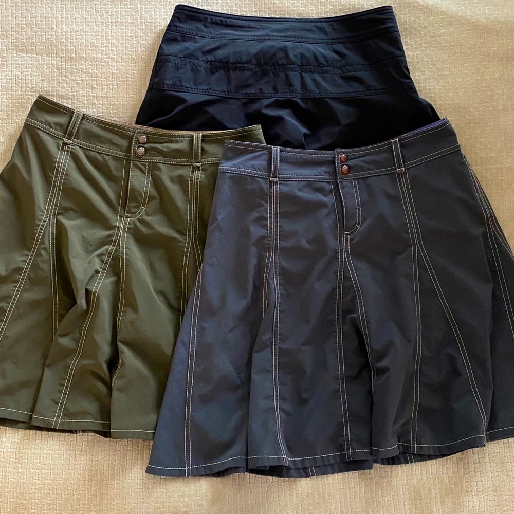 Athleta 3 skirt bundle
